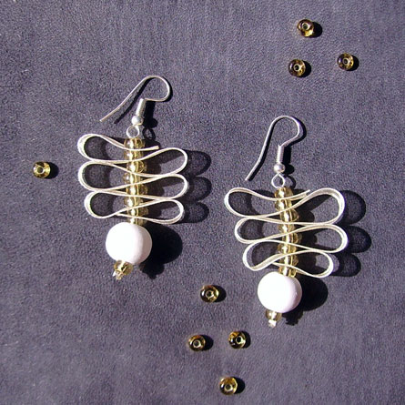 Boucles d'Oreilles Volutes d'Or